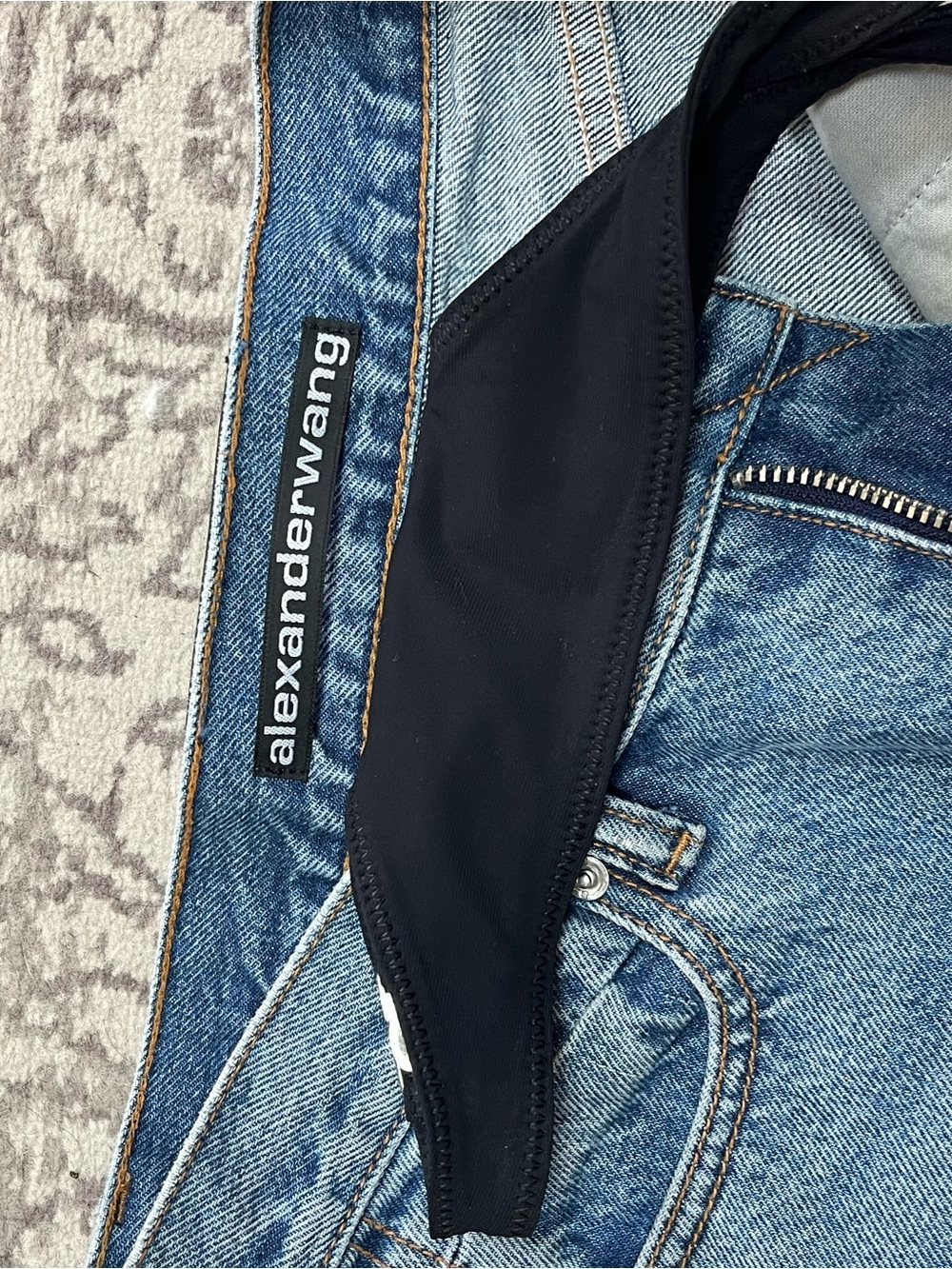 Alexander Wang Women's Blue Denim Jeans- Like brand new worn only once - Picture 5 of 7